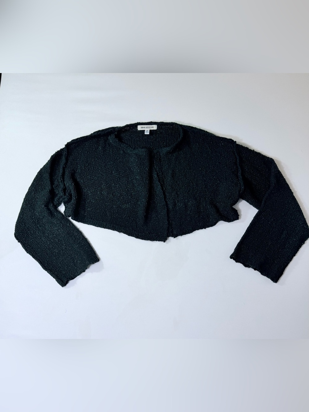 Urban Outfitters Black Cropped Knit Bolero